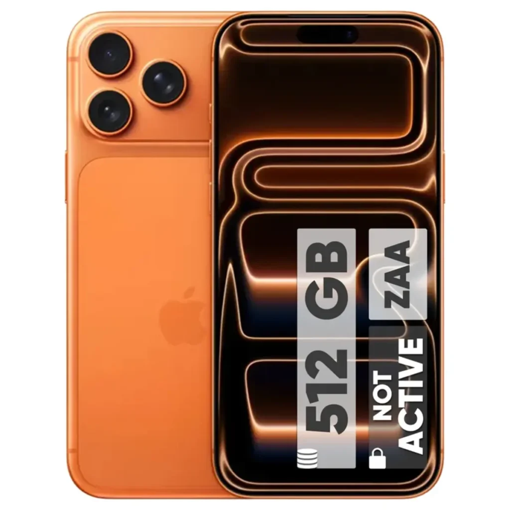 گوشی موبایل اپل مدل iphone 17 pro max ZZA ظرفیت 512 گیگا بایت و رم 12 گیگابایت تک سیمکارت نات اکتیو